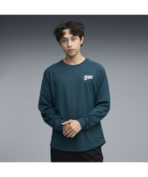 PUMA プーマ メンズ バスケットボール シンプル スモール ロゴ 長袖 Tシャツ