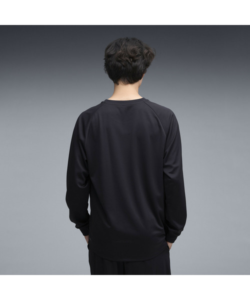 PUMA（プーマ）の「PUMA プーマ メンズ バスケットボール シンプル スモール ロゴ 長袖 Tシャツ（Tシャツ/カットソー・メンズ・グリーン系その他/ブラック・SMALL/MEDIUM/LARGE/X-LARGE/XX-LARGE）」の3枚目の写真