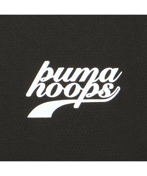 PUMA（プーマ）の「PUMA プーマ メンズ バスケットボール シンプル スモール ロゴ 長袖 Tシャツ（Tシャツ/カットソー・メンズ・グリーン系その他/ブラック・SMALL/MEDIUM/LARGE/X-LARGE/XX-LARGE）」の7枚目の写真