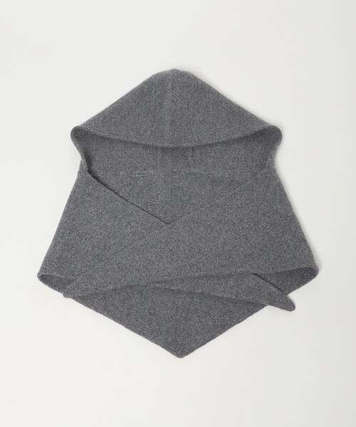 UNITED ARROWS（ユナイテッドアローズ）の「ニット フードストール（ストール/ショール・レディース・ライトグレー/ダークグレー・FREE）」の16枚目の写真
