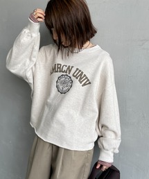 Americana アメリカーナ ゆったりスウェット　ベージュ AMERICANA（アメリカーナ）｜スウェット（ベージュ系）一覧 - WEAR