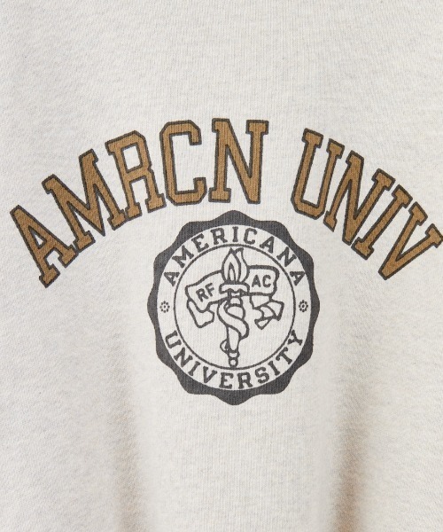 Americana/アメリカーナ] 別注 カレッジプリント カットオフ