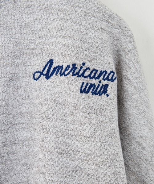 AMERICANA（アメリカーナ）の「[Americana/アメリカーナ] 別注 カレッジプリント カットオフ スウェット（スウェット・レディース・ネイビー/オートミール/杢グレー・ONE SIZE）」の12枚目の写真