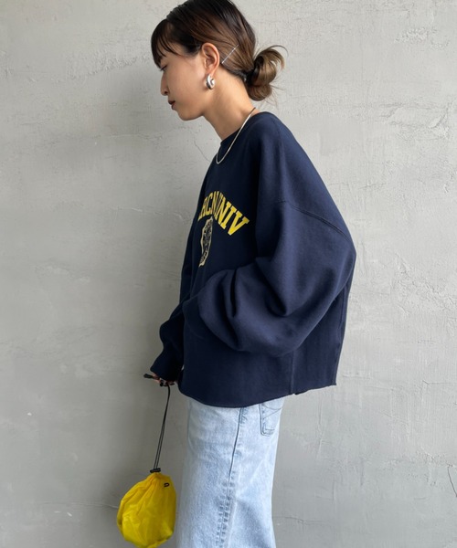 Americana/アメリカーナ] 別注 カレッジプリント カットオフ