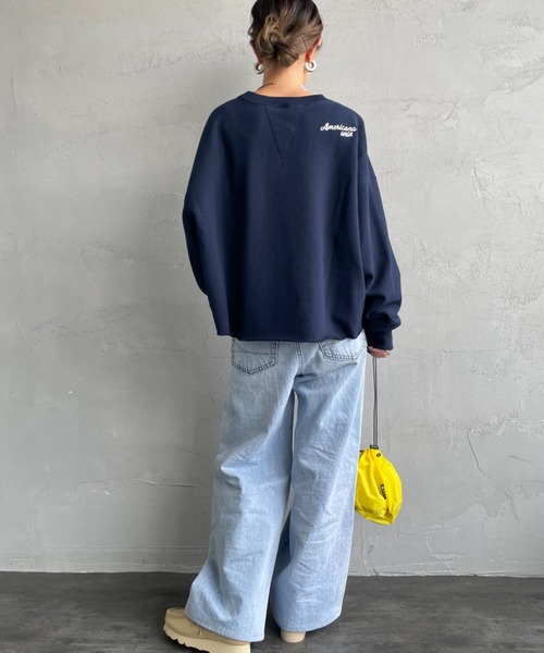 Americana/アメリカーナ] 別注 カレッジプリント カットオフ