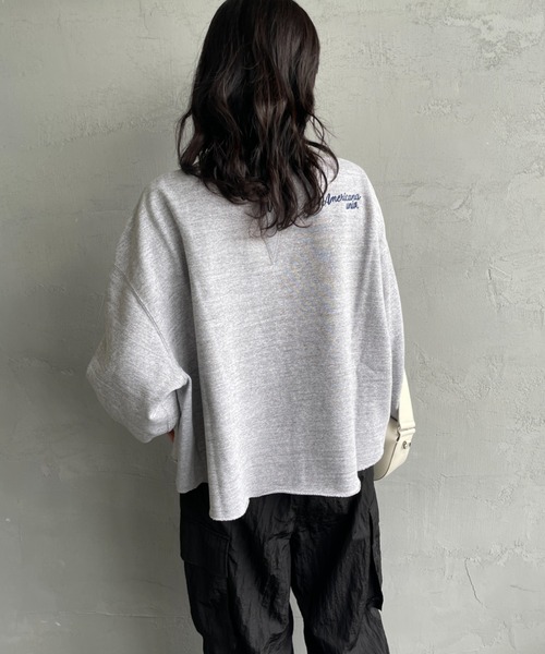 Americana/アメリカーナ] 別注 カレッジプリント カットオフ