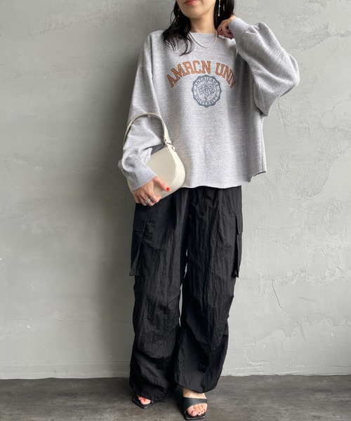 Americana/アメリカーナ] 別注 カレッジプリント カットオフ