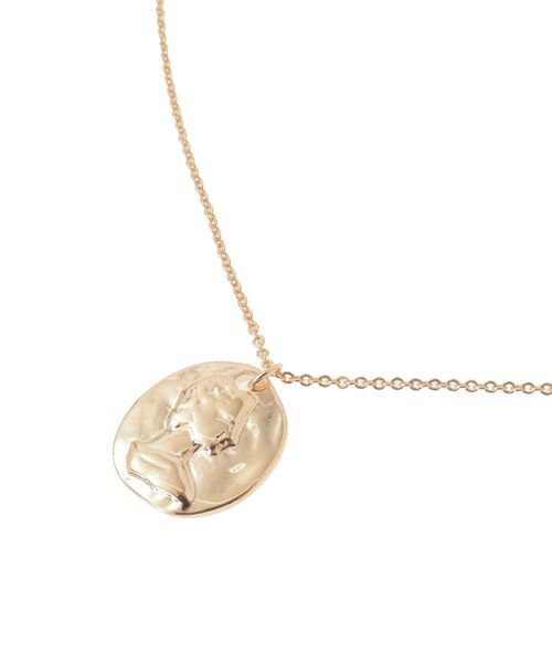 earth music&ecology（アースミュージックアンドエコロジー）の「SET2点パールチェーンネックレス＋コインモチーフネックレス（ネックレス・レディース・シルバー/ゴールド・FREE）」の9枚目の写真