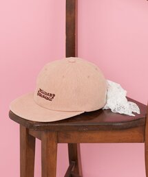【HELLO.SANFRANCISCO/ハローサンフランシスコ】レースリボン刺繡ロゴカラーキャップ