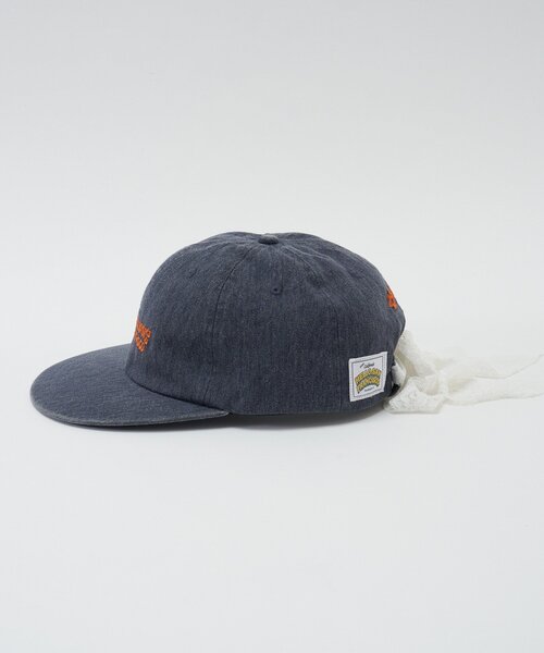 HELLO.SANFRANCISCO(ハローサンフランシスコ)の「【HELLO.SANFRANCISCO/ハローサンフランシスコ】レースリボン刺繡ロゴカラーキャップ(キャップ・レディース・ピンク/イエロー/ネイビー/グリーン・FREE)」の10枚目の写真