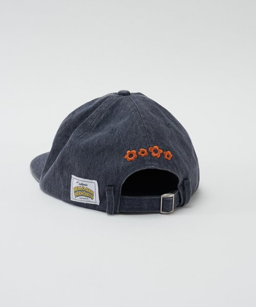 HELLO.SANFRANCISCO(ハローサンフランシスコ)の「【HELLO.SANFRANCISCO/ハローサンフランシスコ】レースリボン刺繡ロゴカラーキャップ(キャップ・レディース・ピンク/イエロー/ネイビー/グリーン・FREE)」の12枚目の写真