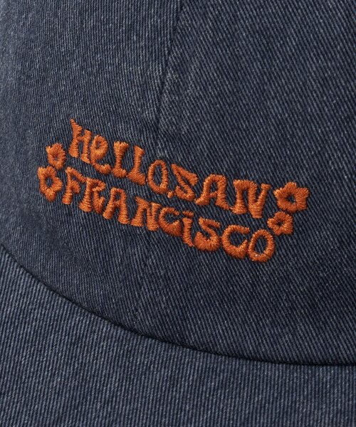 HELLO.SANFRANCISCO(ハローサンフランシスコ)の「【HELLO.SANFRANCISCO/ハローサンフランシスコ】レースリボン刺繡ロゴカラーキャップ(キャップ・レディース・ピンク/イエロー/ネイビー/グリーン・FREE)」の15枚目の写真