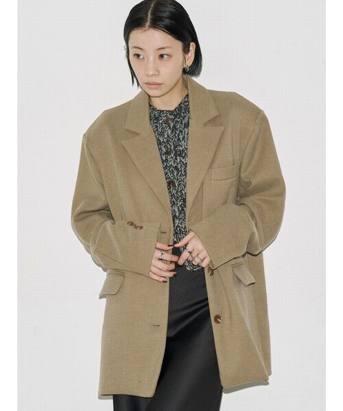 セール】【VEQUM】BOX WIDE JACKET（テーラードジャケット）｜EMODA