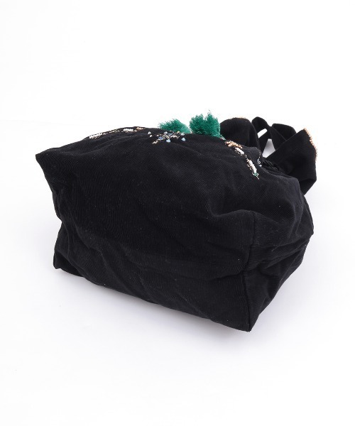 チチカカ（チチカカ）の「Rico フェズ刺繍巾着ショルダートートバッグ（トートバッグ・レディース・オフホワイト/ブラック・FREE）」の12枚目の写真