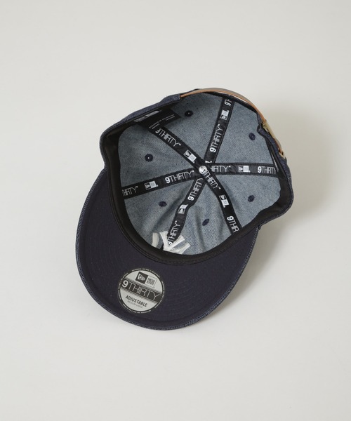 NANO universe(ナノユニバース)の「NEW ERA(R)/別注930 NY / MLB DENIM CAP(キャップ・メンズ・インディゴブルー・FREE)」の7枚目の写真