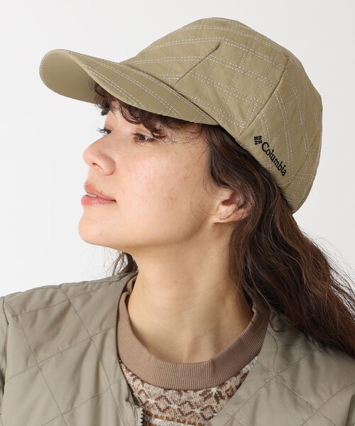 Columbia（コロンビア）の「Columbia／ラビリンススパイアー キルティド キャップ 防寒 UVカット／コロンビア（キャップ・レディース・アイボリー/ブラック/ベージュ・ONE SIZE）」の3枚目の写真