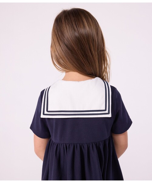 PETIT BATEAU(プチバトー)の「ワンピース(ワンピース・キッズ・ネイビー・3YEAR/4YEAR/5YEAR)」の3枚目の写真