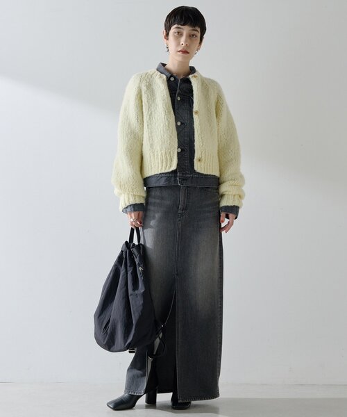 THE PAUSE（ザ ポーズ）の「【THE PAUSE】ドロストバックパック（バックパック/リュック・レディース・ブラック/アイボリー・FREE）」の4枚目の写真