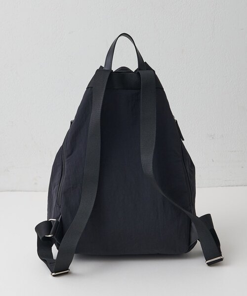 THE PAUSE（ザ ポーズ）の「【THE PAUSE】ドロストバックパック（バックパック/リュック・レディース・ブラック/アイボリー・FREE）」の5枚目の写真