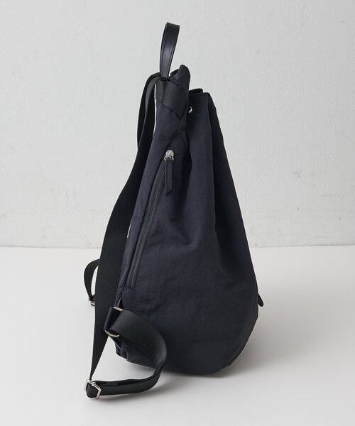 THE PAUSE（ザ ポーズ）の「【THE PAUSE】ドロストバックパック（バックパック/リュック・レディース・ブラック/アイボリー・FREE）」の16枚目の写真