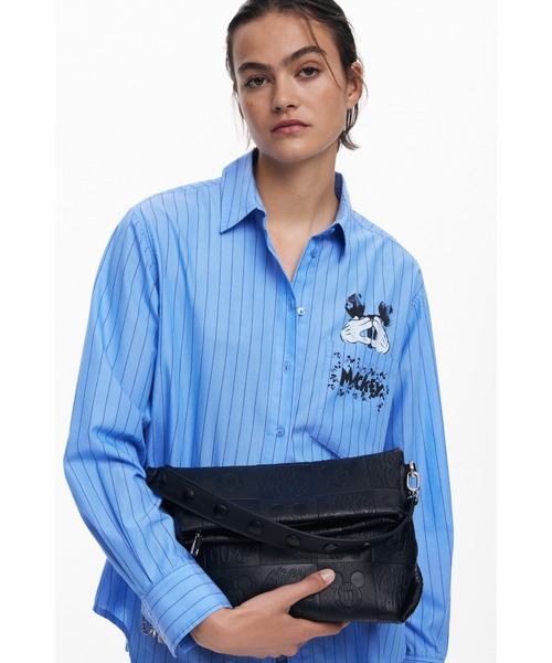 Desigual（デシグアル）の「ミッキーマウス ショルダーフラップバッグ　ブラック（ハンドバッグ・レディース・ブラック・FREE）」の11枚目の写真