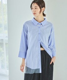 LAKOLE | チュールレイヤードシャツ6分袖 / 582557(シャツ/ブラウス)