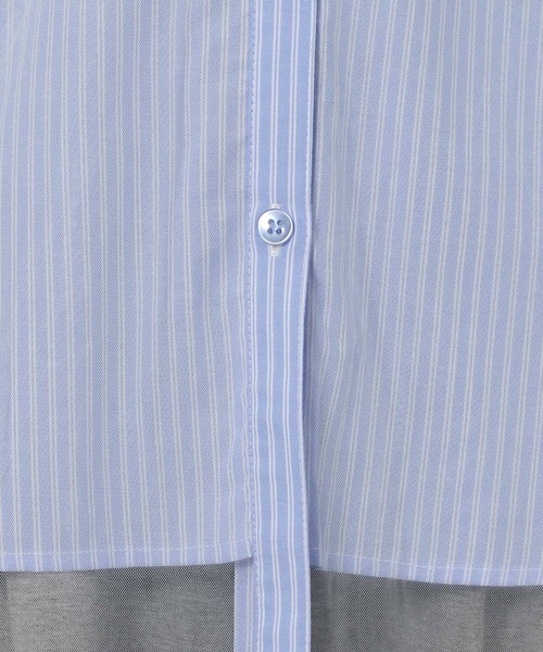 LAKOLE（ラコレ）の「チュールレイヤードシャツ6分袖 / 582557（シャツ/ブラウス・レディース・マスタード/ボルドー/ブルー/ブラック・FREE）」の20枚目の写真