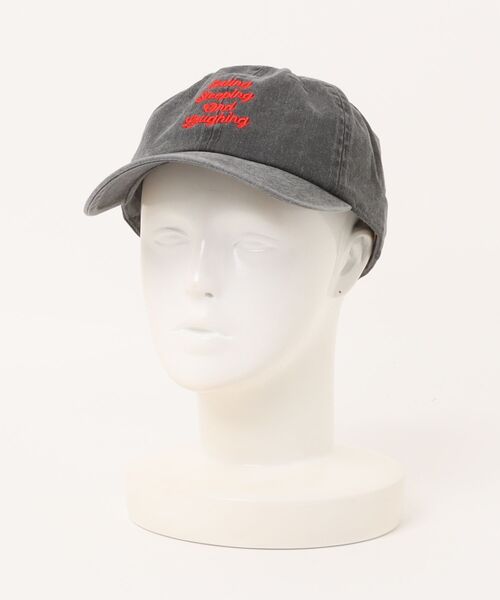 NO WAY(ノーウェイ)の「/PaCoMa/パコマ/6Panel Twill Cap『Eating Sleeping and Laughing』(キャップ・メンズ・スミクロ・FREE)」の1枚目の写真