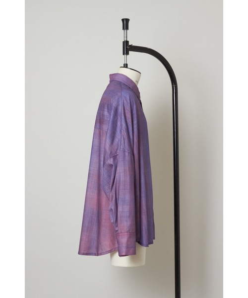 SHINYAKOZUKA（シンヤコヅカ）の「GIANT SHIRT（シャツ/ブラウス・メンズ・オレンジ/ライトブルー/パープル系その他・MEDIUM/SMALL）」の6枚目の写真