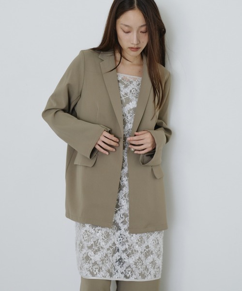 2点セットアイテム】ジャケットアンドオールインワンセットアップ