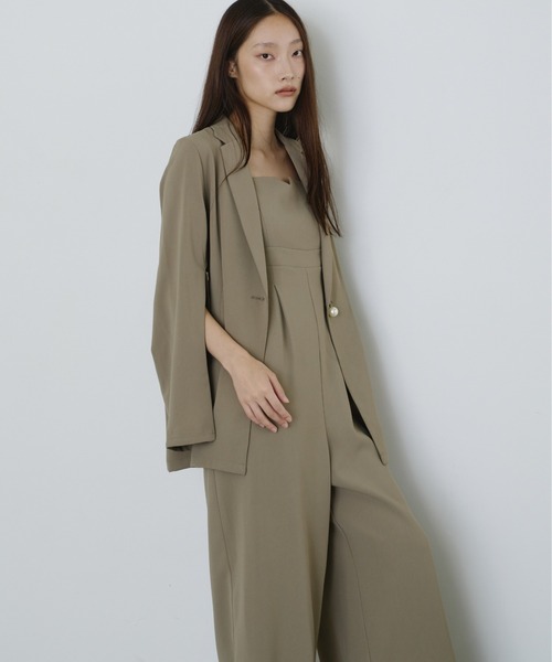 ANDRESD ジャケットアンドオールインワンセットアップドレス 2点セット