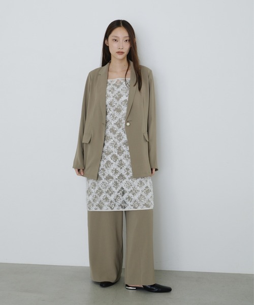 2点セットアイテム】ジャケットアンドオールインワンセットアップ