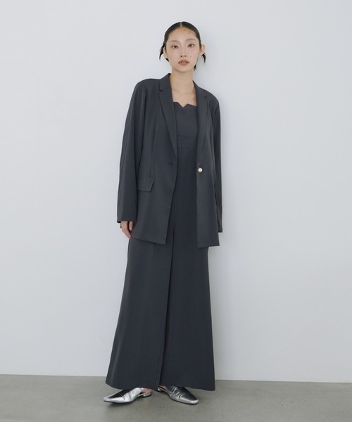 希少♡Aimer テーラードジャケット オールインワンセットアップ ドレス 2点セットアイテム】ジャケットアンドオールインワンセットアップ