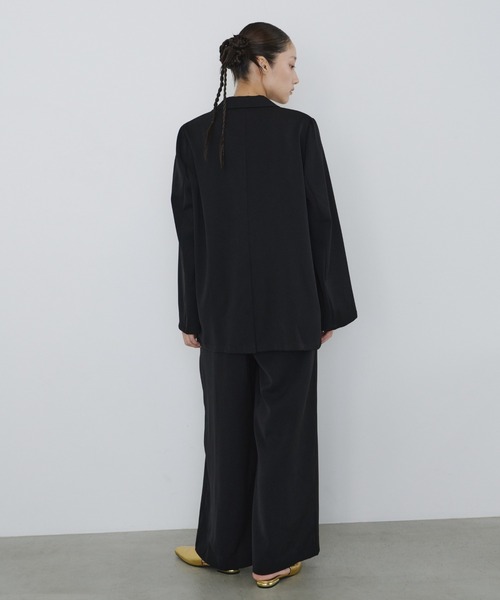 ANDRESD（アンドレスド）の「【2点セットアイテム】ジャケットアンドオールインワンセットアップドレス / jacket & all-in-one setup dress（パンツドレス・レディース・ブラック/カーキ/チャコール・S/M/L）」の12枚目の写真