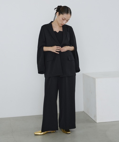 2点セットアイテム】ジャケットアンドオールインワンセットアップ