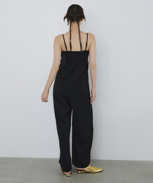 ANDRESD（アンドレスド）の「【2点セットアイテム】ジャケットアンドオールインワンセットアップドレス / jacket & all-in-one setup dress（パンツドレス・レディース・ブラック/カーキ/チャコール・S/M/L）」の20枚目の写真