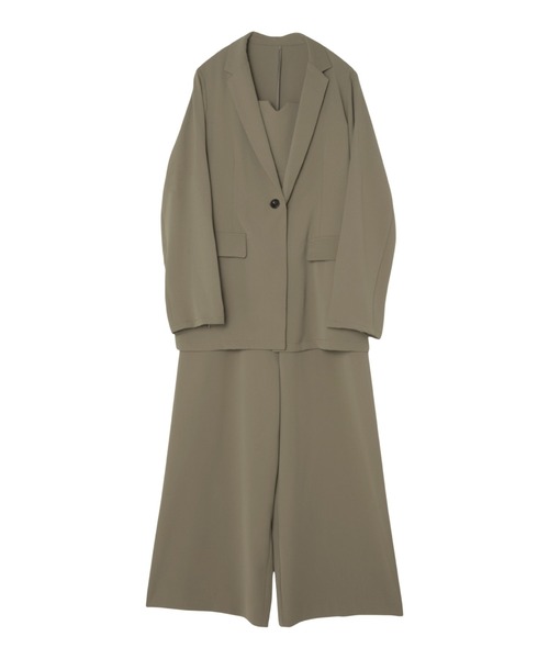 ANDRESD ジャケットとオールインワンのコーデセット♡オケージョン ドレス 2点セットアイテム】ジャケットアンドオールインワンセットアップ