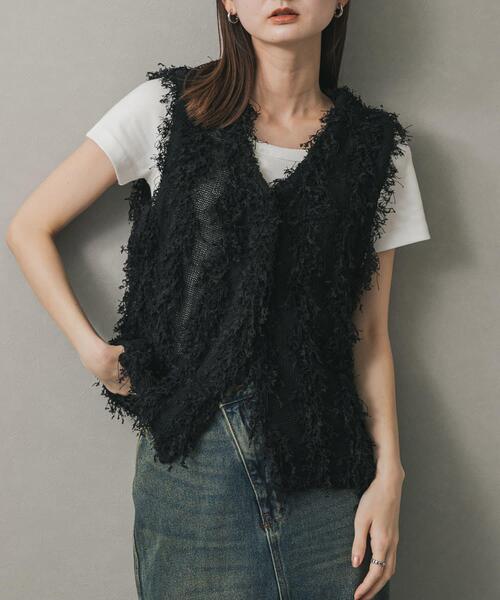 セール】コードチュールフリンジベスト（ベスト）｜SENSE OF PLACE by