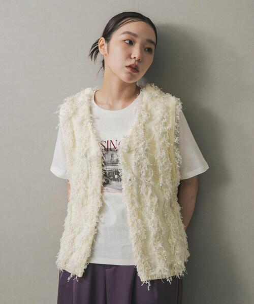 セール】コードチュールフリンジベスト（ベスト）｜SENSE OF PLACE by