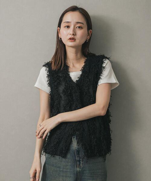 セール】コードチュールフリンジベスト（ベスト）｜SENSE OF PLACE by