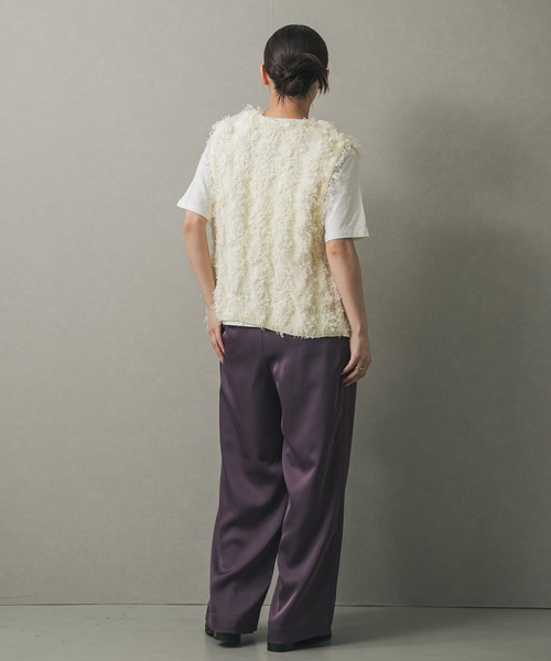 OUR洗えるフリンジベスト 洗えるフリンジベスト – OURHOME