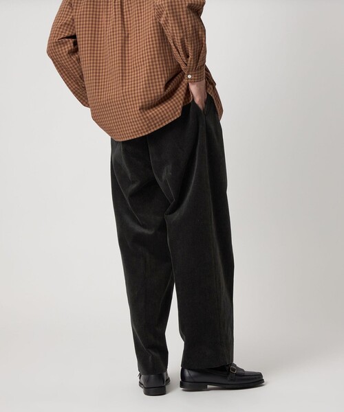 【再値下げ】Steven Alan バイオコーデュロイ ドレストラウザーズ Steven Alan＞ 10W ニドム コーデュロイ イン ツープリーツ