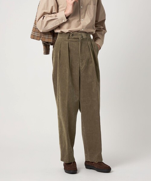 Steven Alan＞ 10W ニドム コーデュロイ イン ツープリーツ ドレス