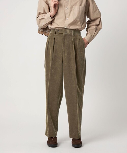 Steven Alan＞ 10W ニドム コーデュロイ イン ツープリーツ ドレス