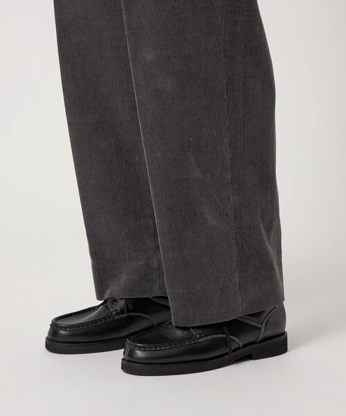 Steven Alan（スティーブンアラン）の「＜Steven Alan＞ 10W ニドム コーデュロイ イン ツープリーツ ドレス トラウザーズ（スラックス・メンズ・ブラック/オリーブ/ダークグレー・S/M/L/XL）」の4枚目の写真