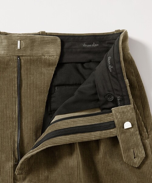 Steven Alan＞ 10W ニドム コーデュロイ イン ツープリーツ ドレス