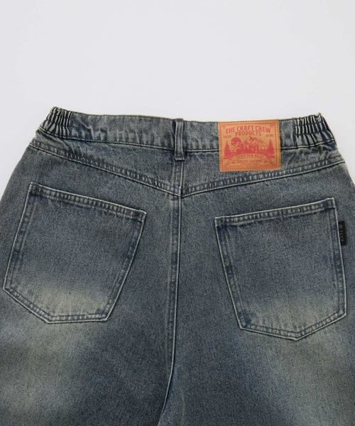 セール】ヴィンテージ加工 ルーズストレートデニムパンツ【THE CRAFT