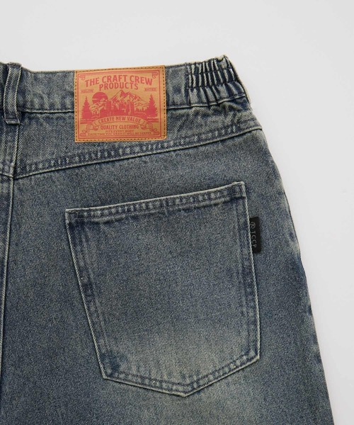 荒川出品 ヴィンテージ加工 ルーズストレートデニムパンツ【THE CRAFT