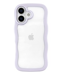 UNiCASE(jP[X)Wavy Case iPhoneP[X X}zP[X iPhone17 iPhone17 Pro Ȃ݂Ȃ ˂ NA(X}zP[X/Jo[)
