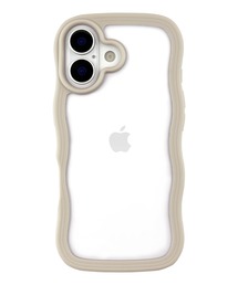 UNiCASE(jP[X)Wavy Case iPhoneP[X X}zP[X iPhone17 iPhone17 Pro Ȃ݂Ȃ ˂ NA(X}zP[X/Jo[)